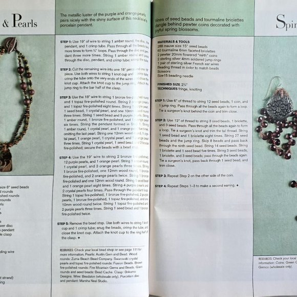 Beadwork Magazine Beads 2007 The Ultimate Beader's Resource - Picture 6 of 10